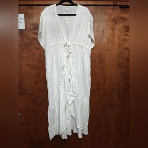 NWT Aerie White Swim Coverup